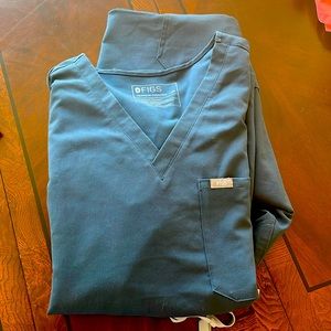 FIGS Dark Harbor, Catarina One-Pocket Top, Women's 2XL